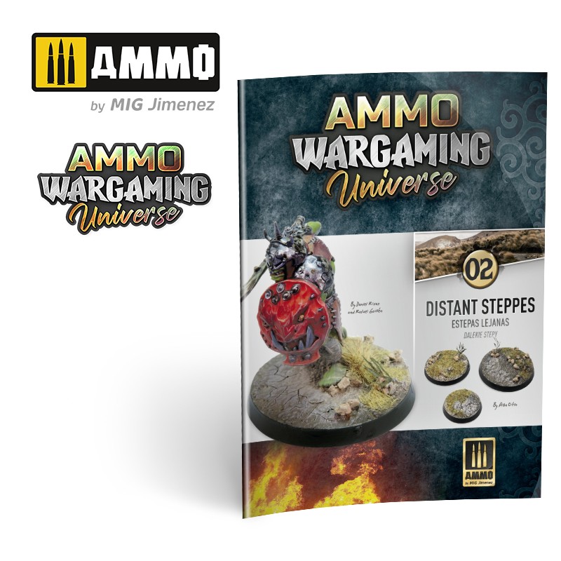 MIG6921 AMMO WARGAMING UNIVERSE Book 02  Distant Steppes (English, Castellano, Polski)