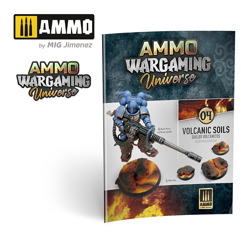 MIG6923 AMMO WARGAMING UNIVERSE Book 04  Volcanic Soils (English, Castellano, Polski)