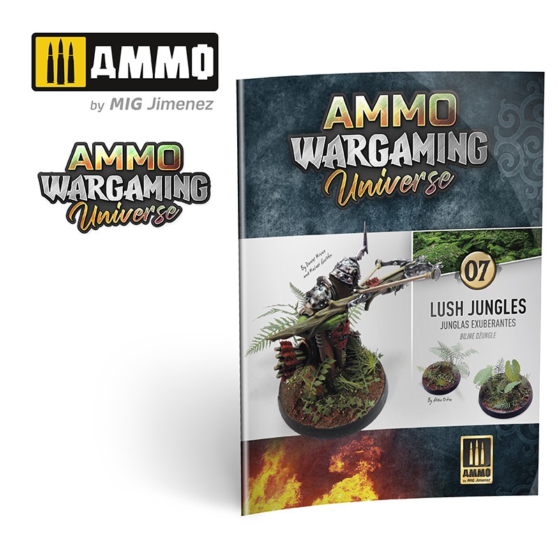 MIG6926 AMMO WARGAMING UNIVERSE Book 07  Lush Jungles (English, Castellano, Polski)