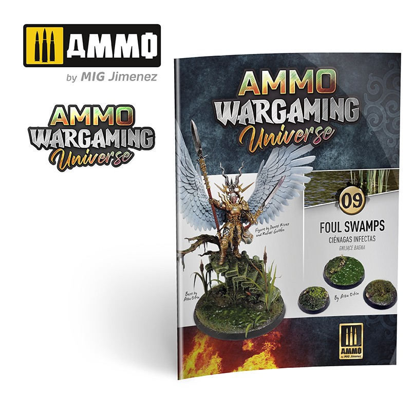 MIG6928 AMMO WARGAMING UNIVERSE Book 09  Foul Swamps (English, Castellano, Polski)