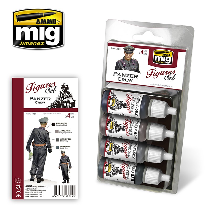 MIG7024 PANZER CREW SET