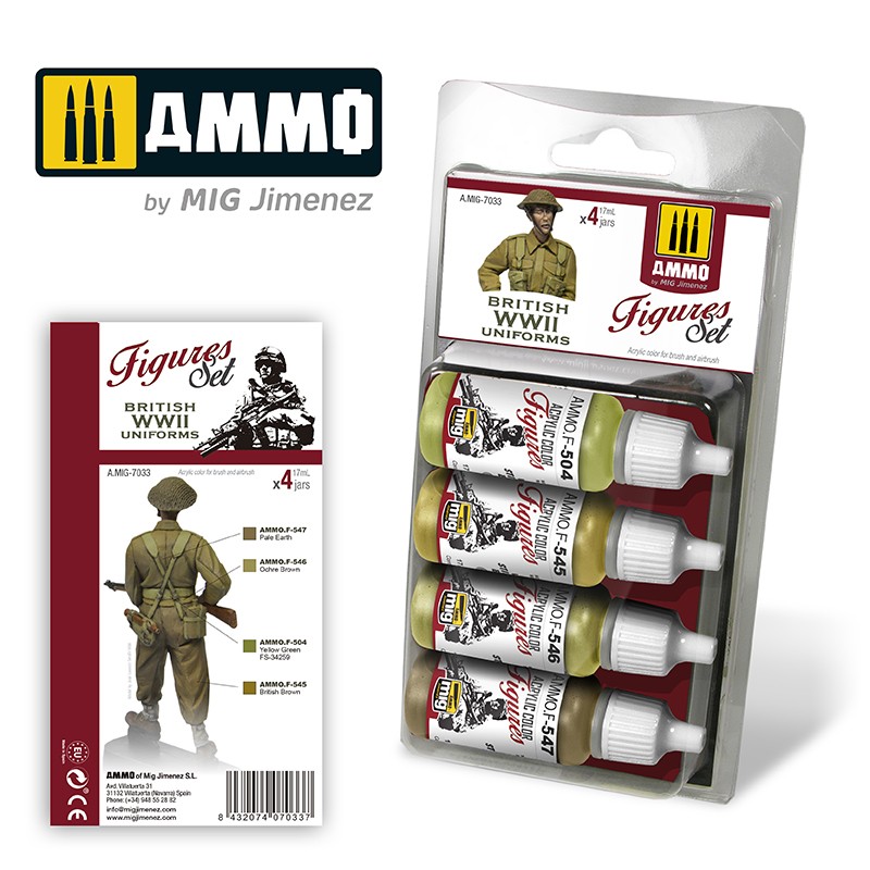 MIG7033 Ammo BRITISH UNIFORMS WWII