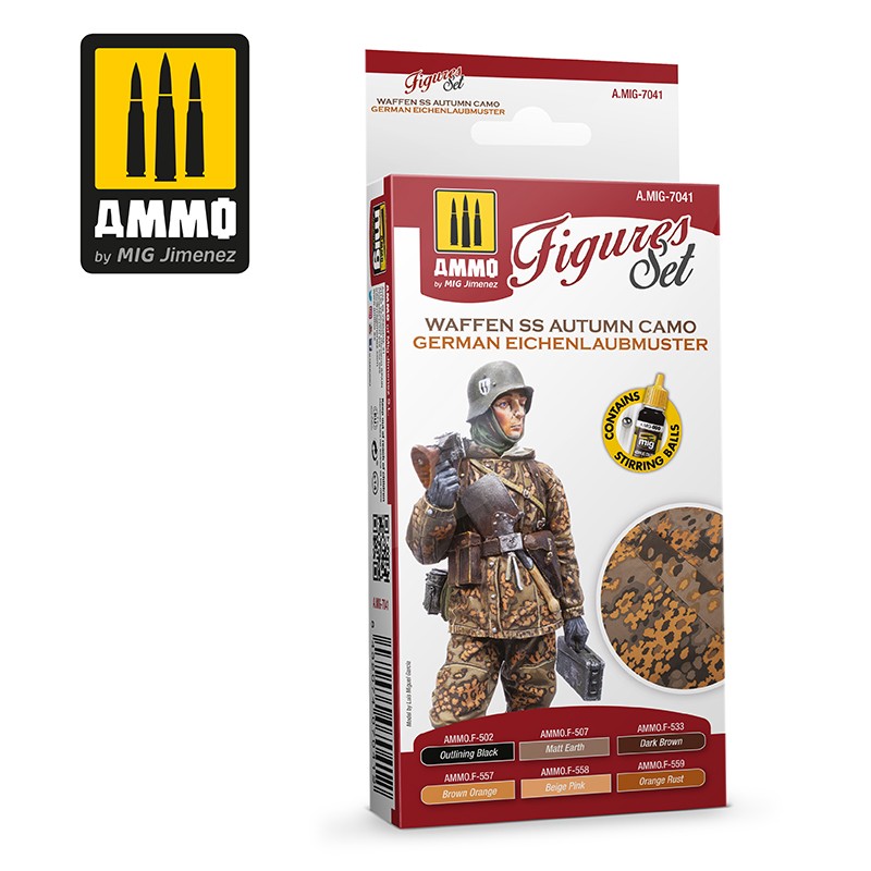 MIG7041 Ammo WAFFEN SS Autumn Camo. German Einchenlaubmuster Set