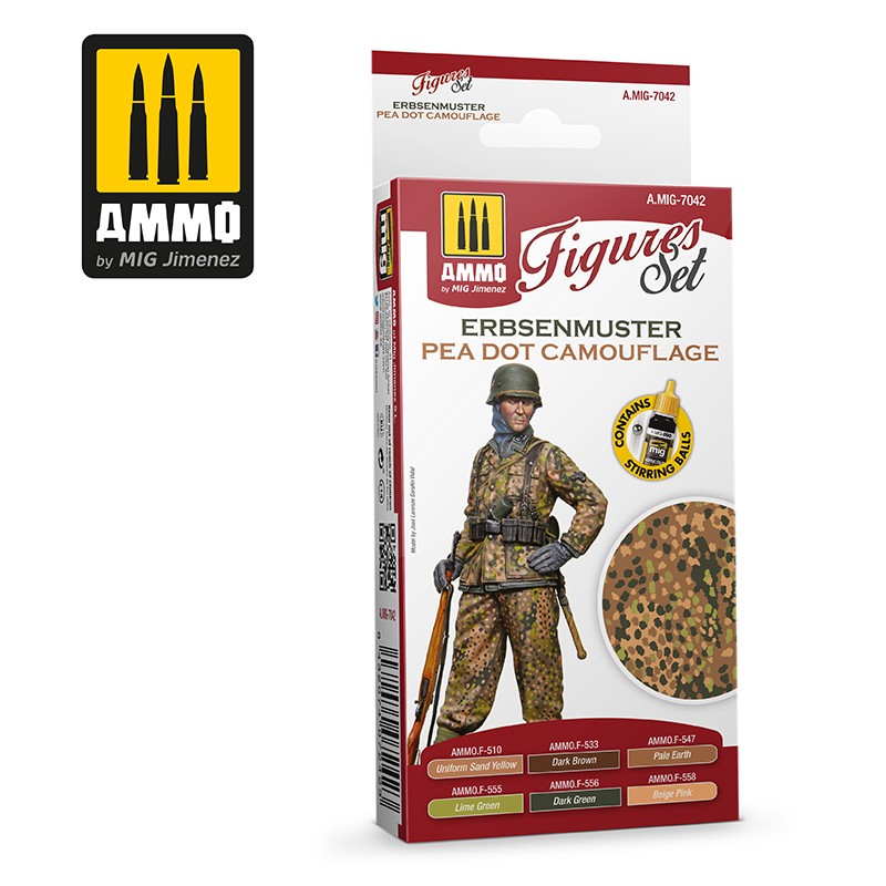 MIG7042 Ammo ERBSENMUSTER PEA DOT CAMOUFLAGE  Figures Set