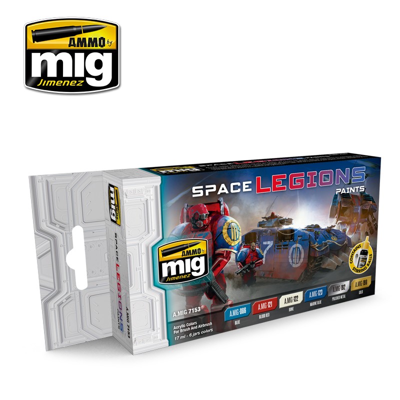 MIG7153 SPACE LEGIONS COLOUR SET