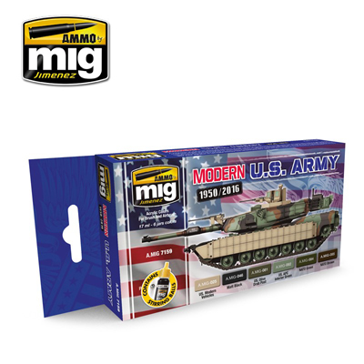 MIG7159 MODERN US ARMY ACRYLIC PAINT SET