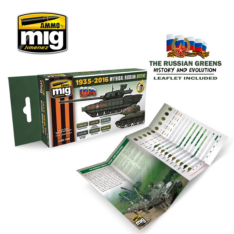 MIG7160 MYTHICAL RUSSIAN GREEN COLOURS