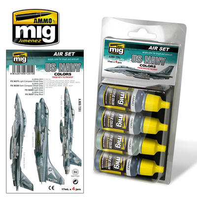 MIG7201 US NAVY COLOURS SET 1 1980 - TO DATE