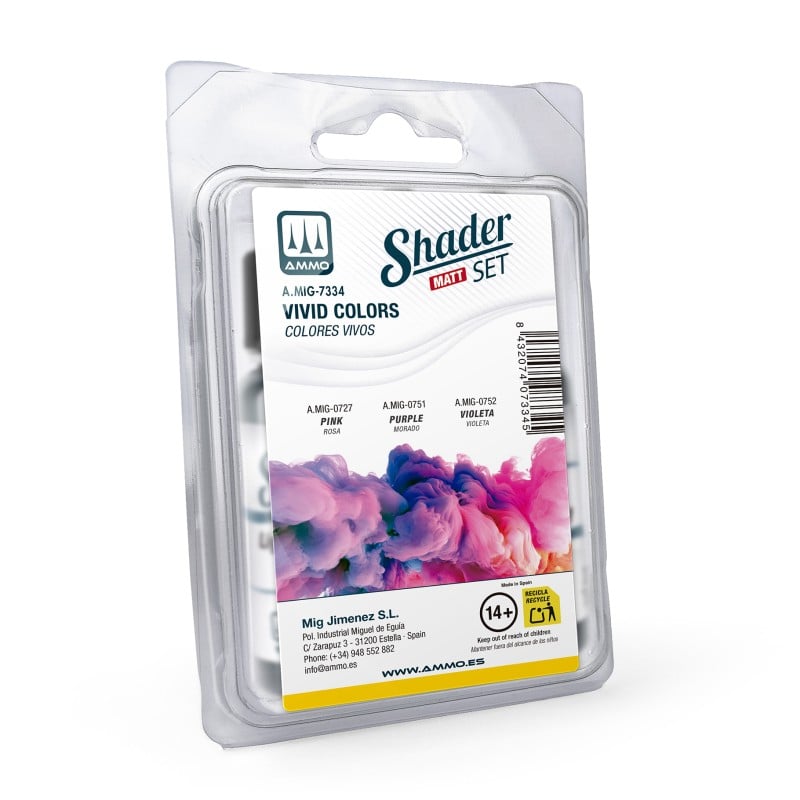 MIG7334 Matt SHADER Set Vivid Colors
