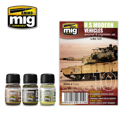 MIG7410 Ammo US MODERN VEHICLES SET