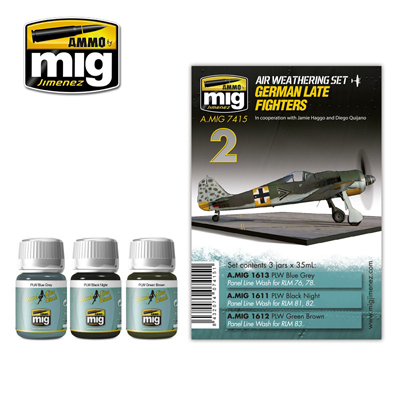 MIG7415 GERMAN LATE FIGHTERS WEATHERING SET