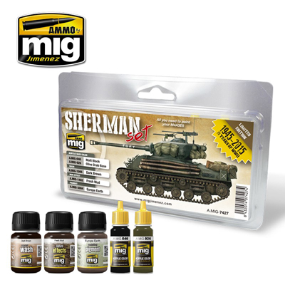 MIG7427 MIG SHERMAN FURY SET