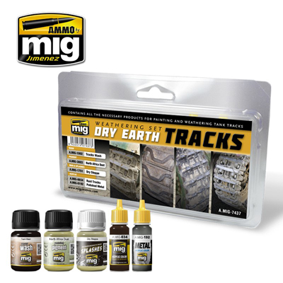 MIG7437 Ammo DRY EARTH TRACKS