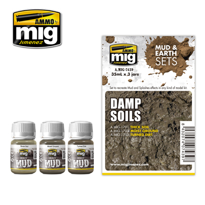 MIG7439 Ammo DAMP SOILS MUD &  EARTH SET