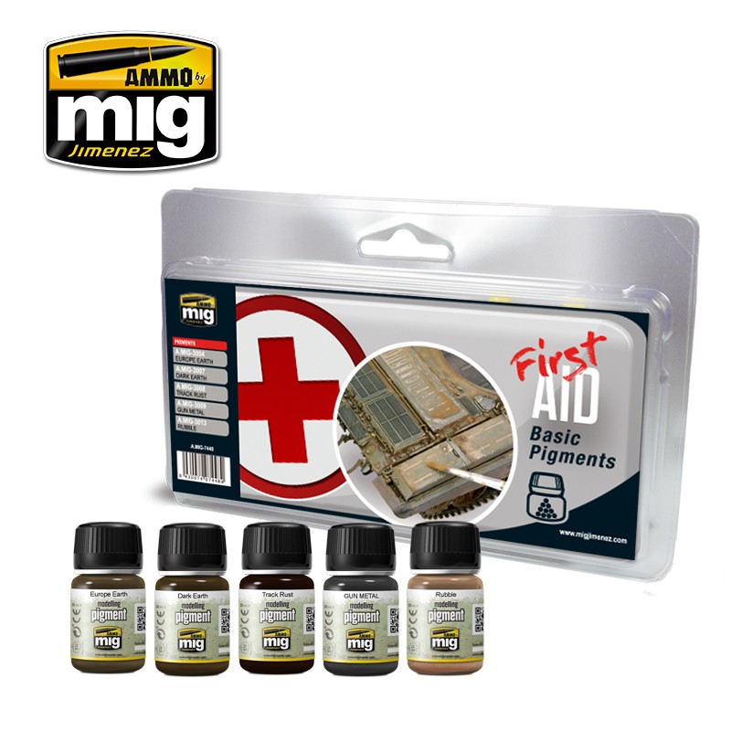 MIG7448 Ammo FIRST AID BASIC PIGMENTS