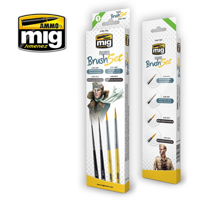 MIG7600 Ammo FIGURES BRUSH SET