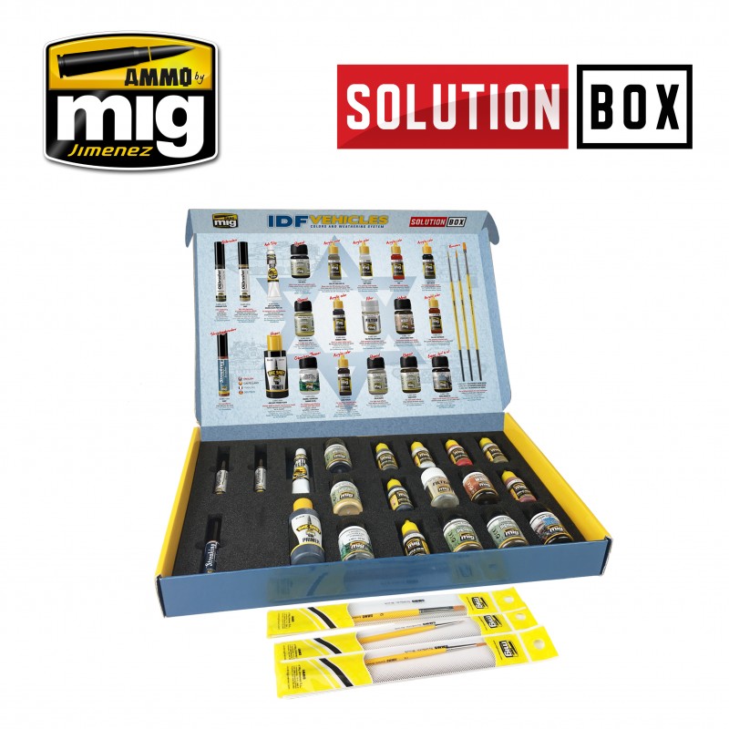 MIG7701 Ammo IDF VEHICLES SOLUTION BOX