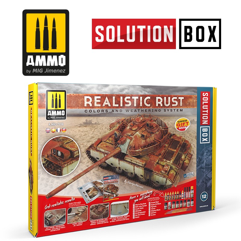 MIG7719 Ammo REALISITIC RUST SOLUTION BOX