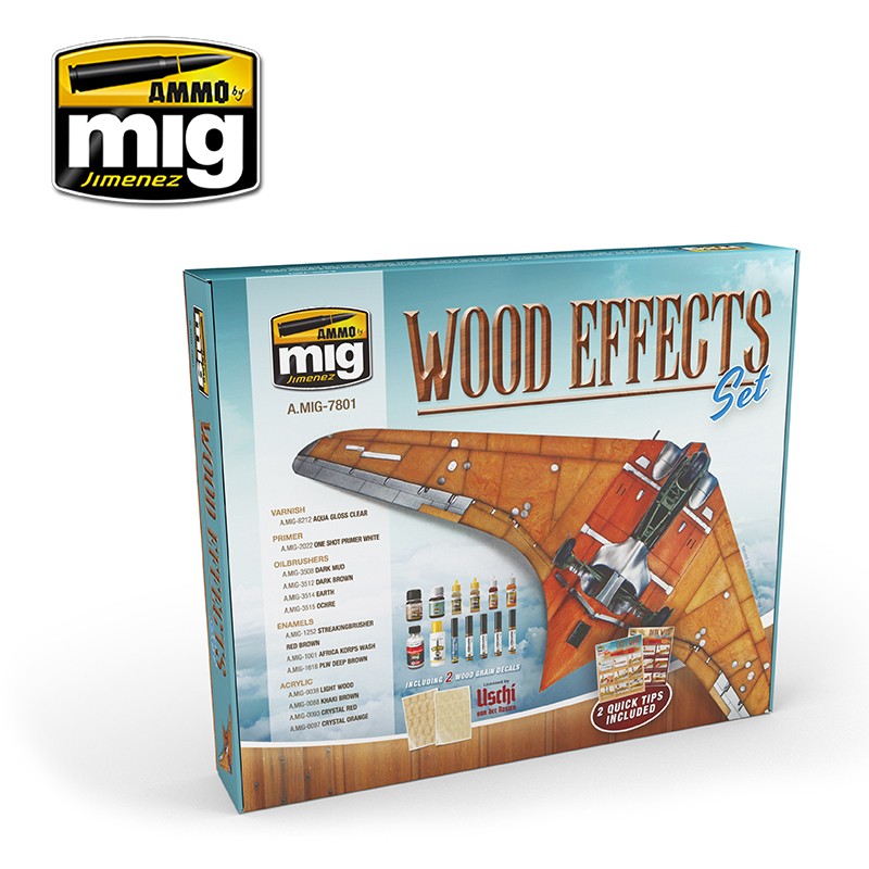 MIG7801 WOOD EFFECTS SET