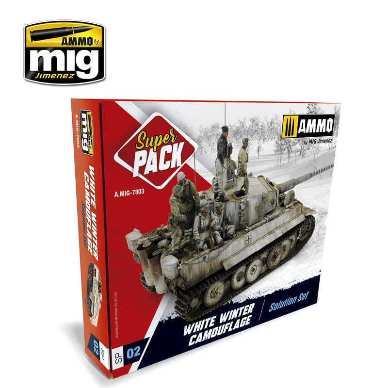 MIG7803 Ammo WHITE WINTER CAMOUFLAGE SET