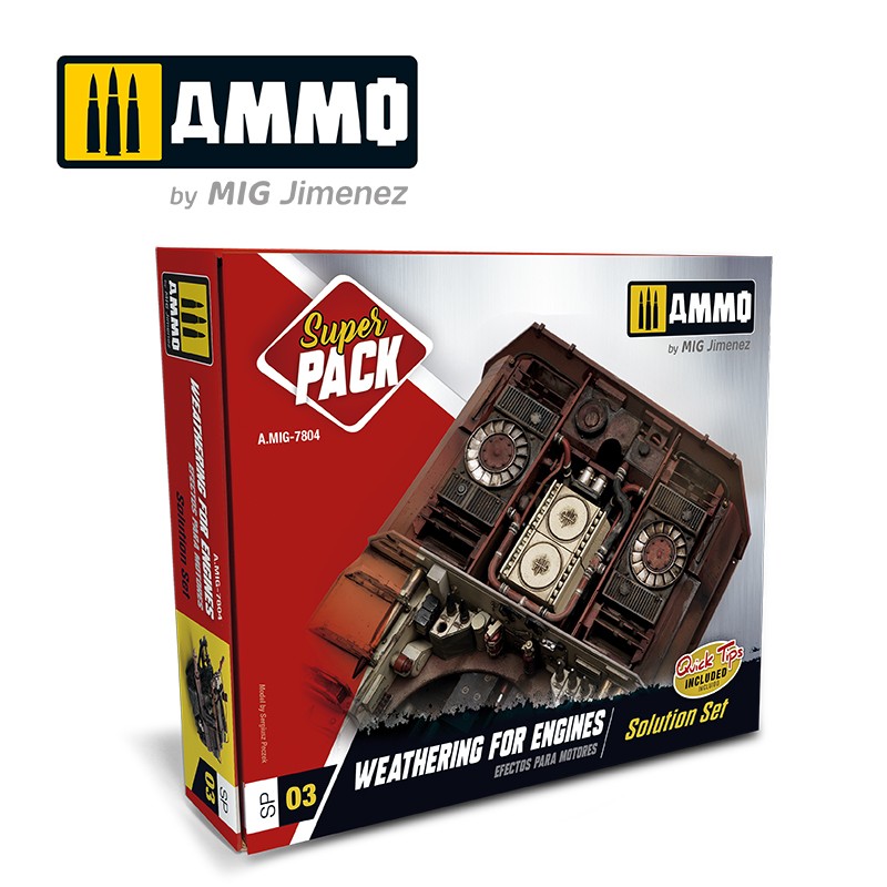 MIG7804 Ammo WEATHERING ENGINES SUPER PACK