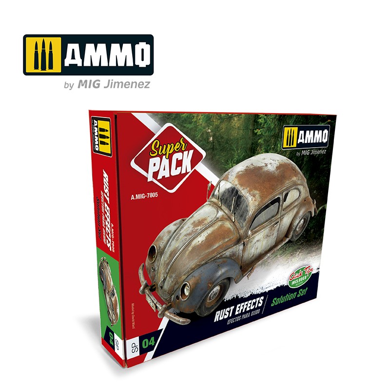 MIG7805 Ammo RUST EFFECTS SOLUTION SET