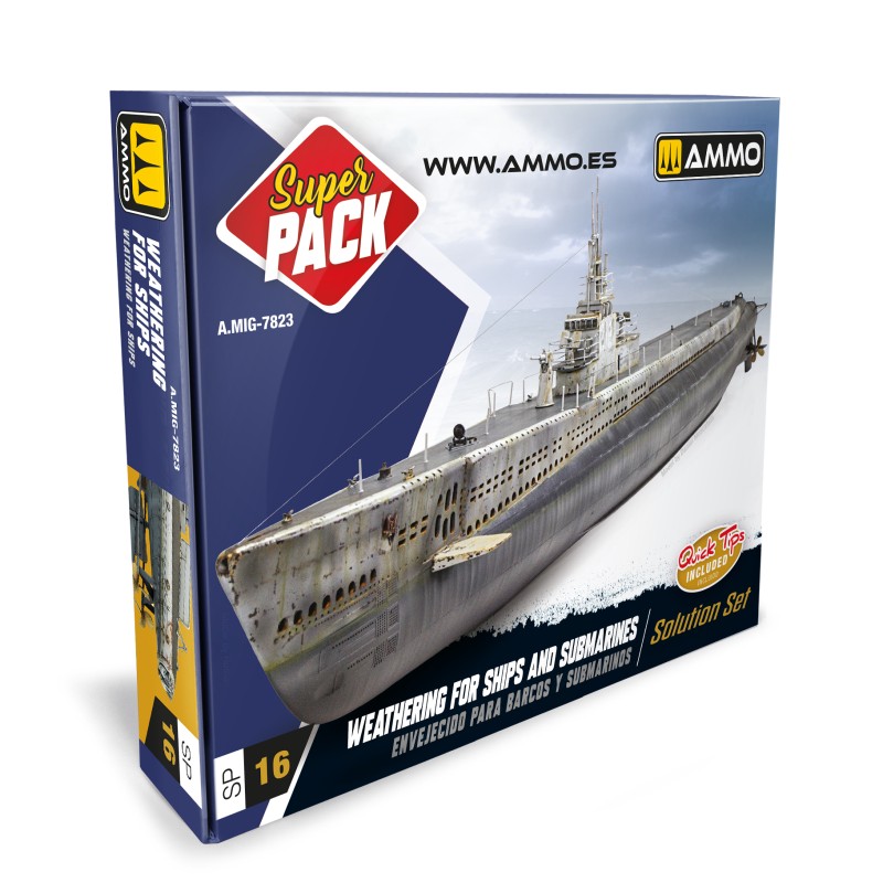 MIG7823 SUPER PACK Weathering for Ships and Submarines