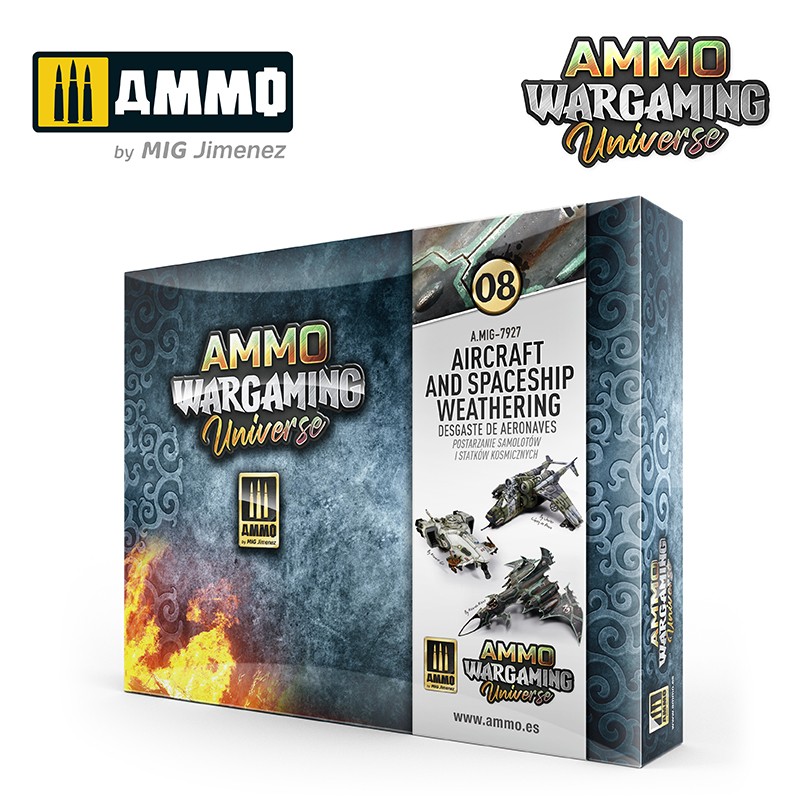 MIG7927 WARGAMING UNIVERSE 08 - Aircraft and Spaceship Weathering