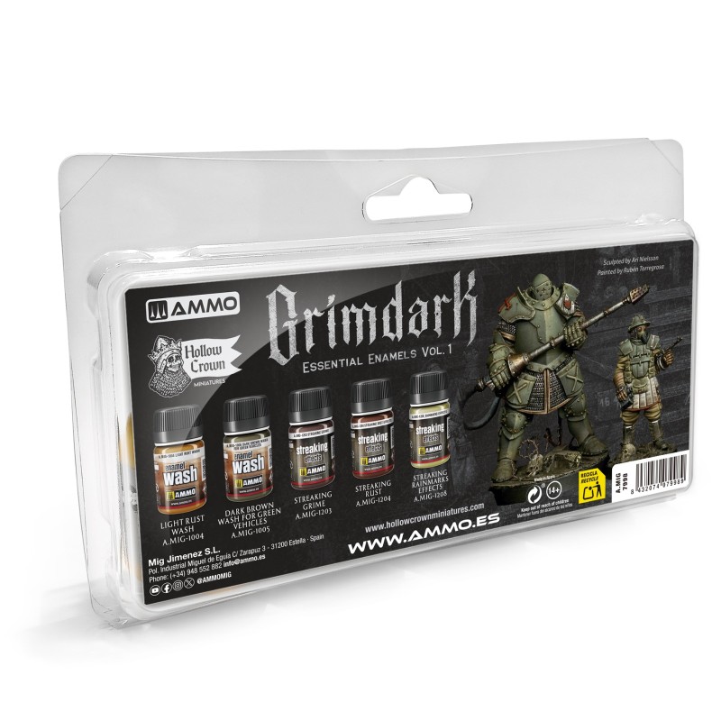 MIG7998 Grimdark Essential Enamels Vol. 1