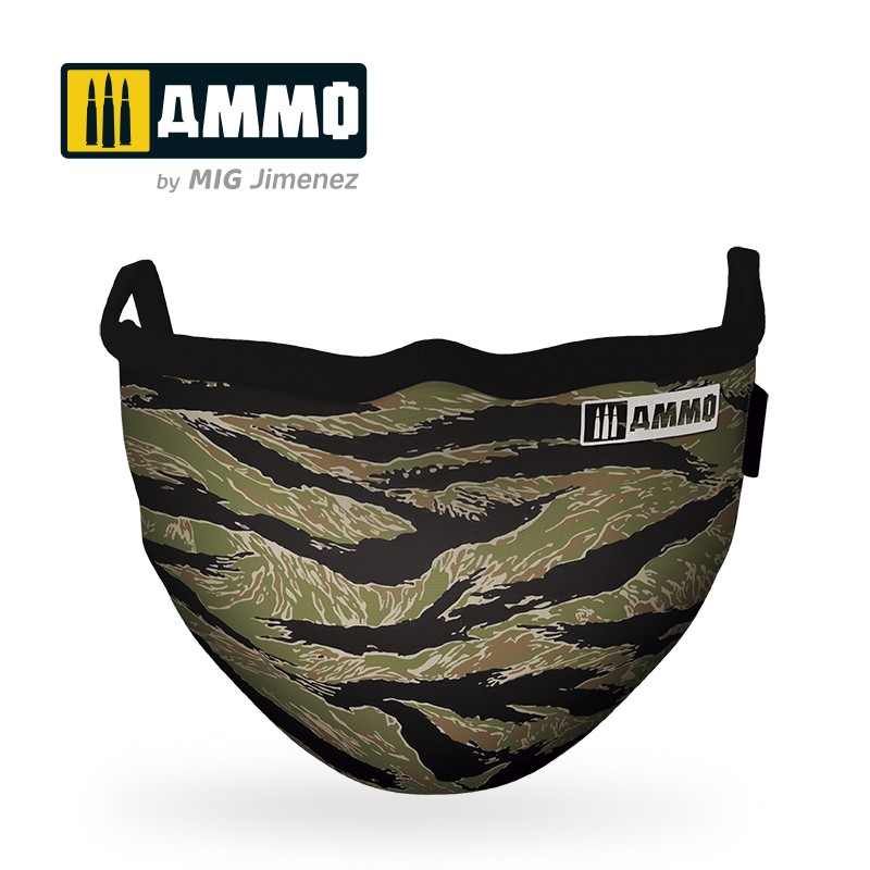 MIG8069 Tiger Camo AMMO Face Mask