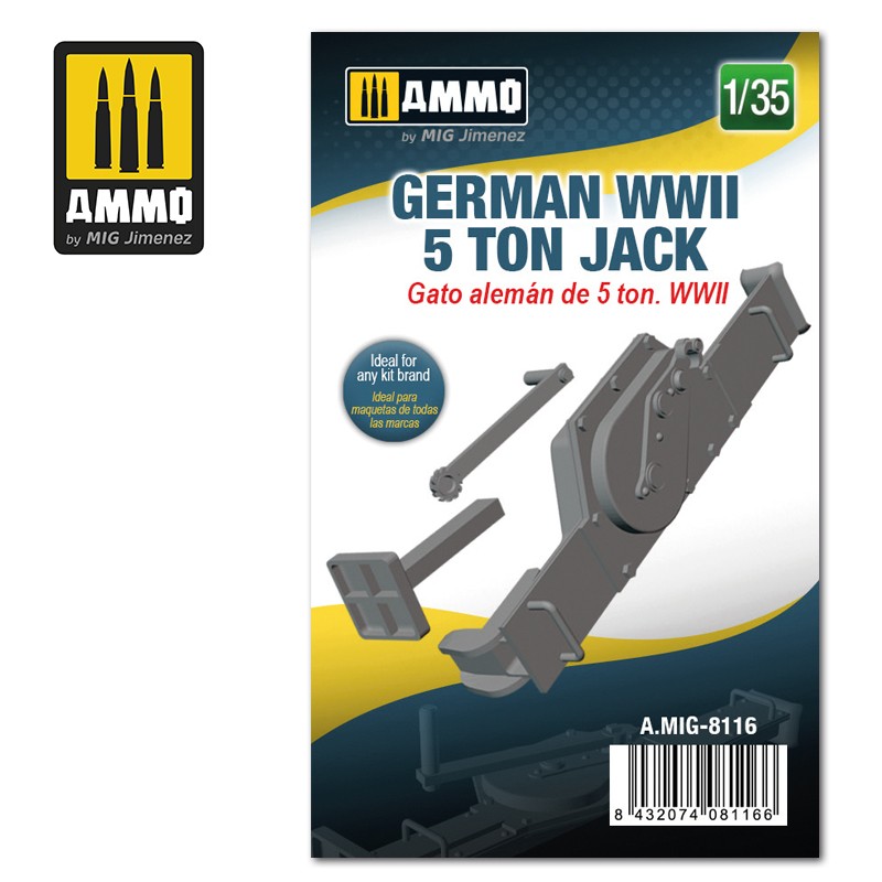 MIG8116 Ammo 1/35 GERMAN WWII 5 TON JACK