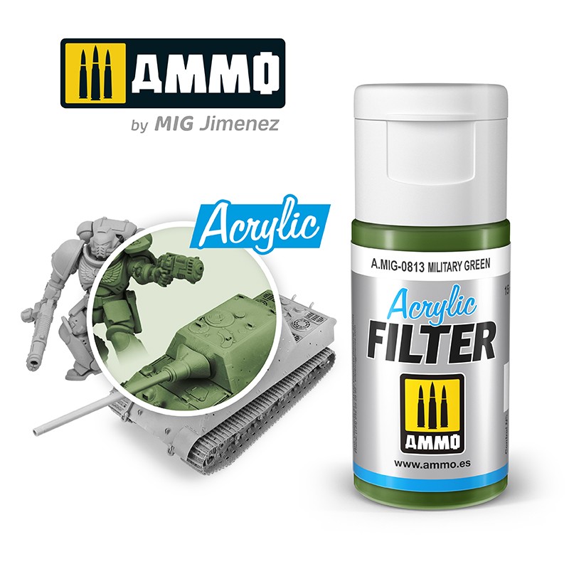 MIG813 ACRYLIC FILTER Military Green