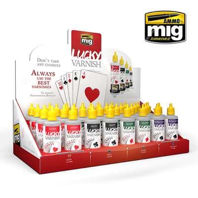 MIG8157 LUCKY VARNISH 60ML DISPLAY 32PCS