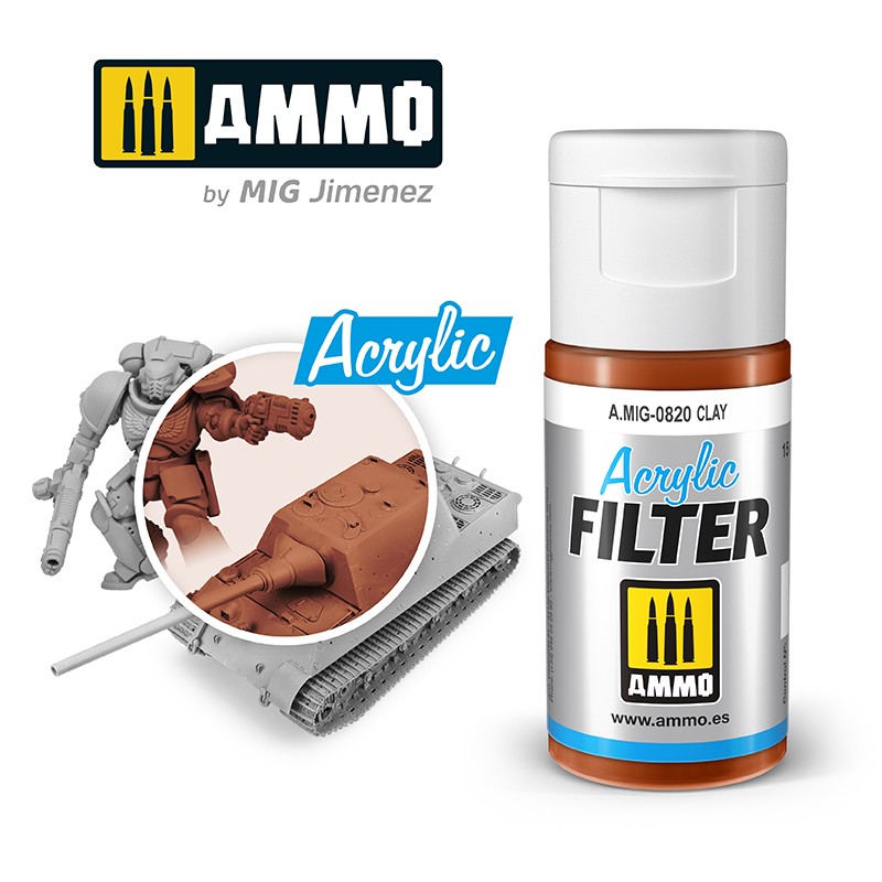 MIG820 Ammo ACRYLIC FILTER Clay