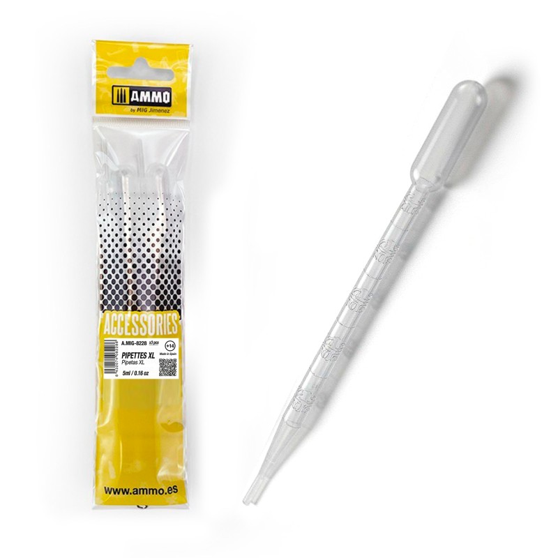 MIG8228 Pipettes XL (5mL/0,16 oz) - 3 pcs.