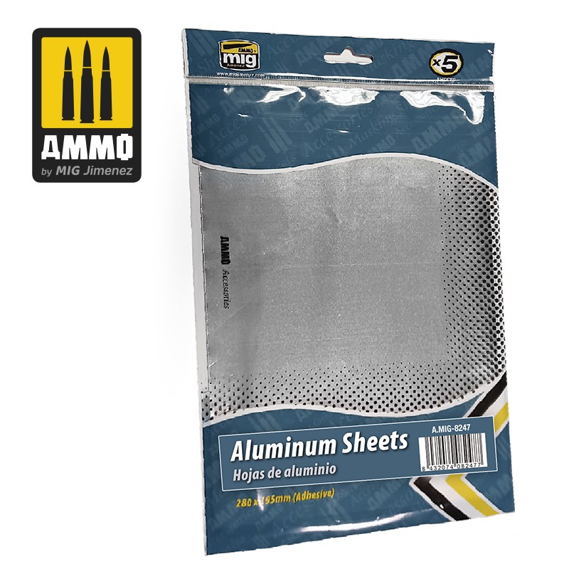 MIG8247 Ammo ALUMINIUM SHEETS 280x195 mm