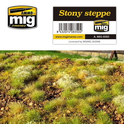 MIG8350 Ammo STONEY STEPPE GRASS MAT