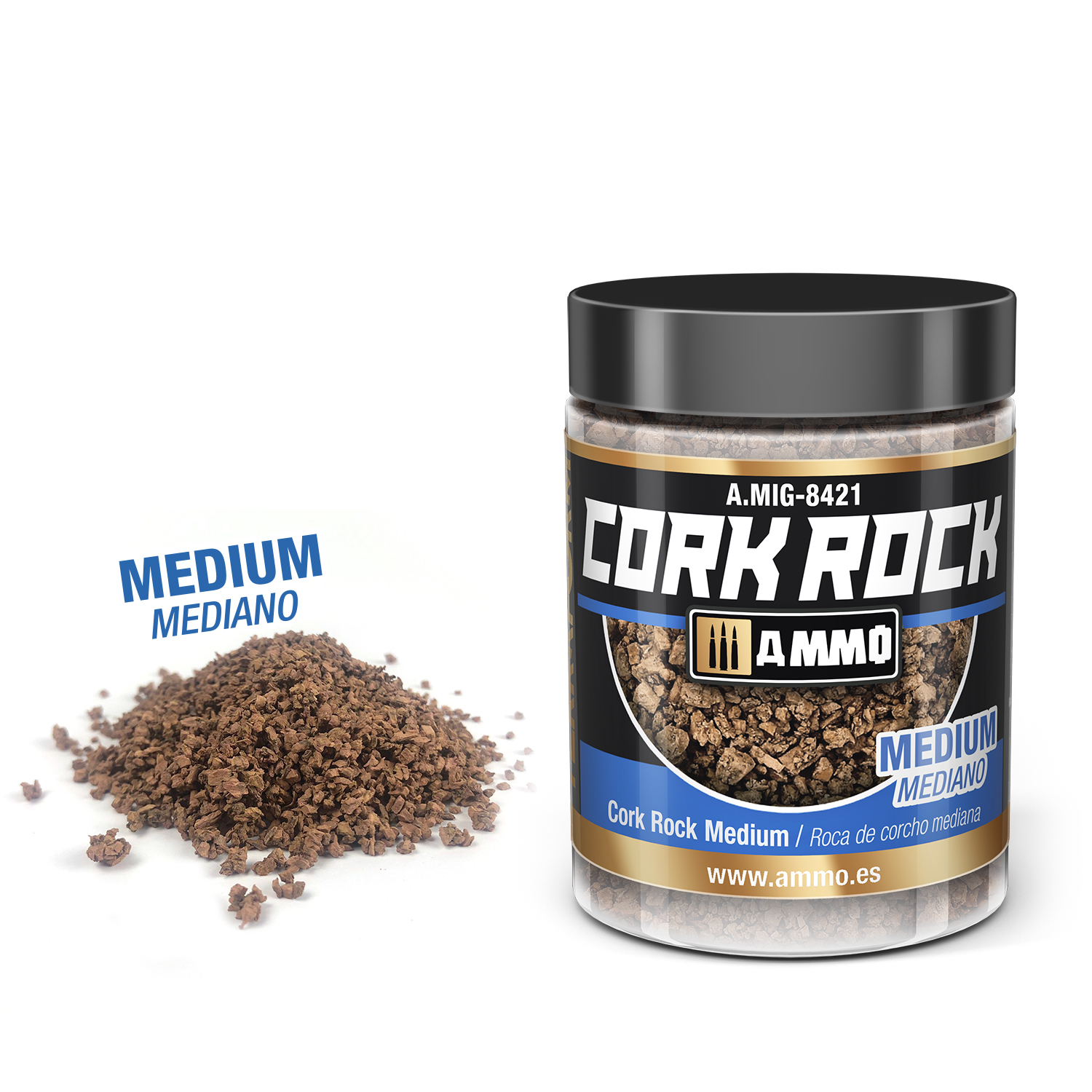 MIG8421 CREATE CORK Cork Rock Medium (Jar 100mL)