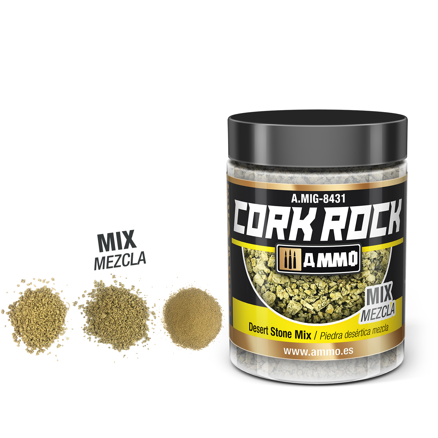 MIG8431 CREATE CORK Desert Stone Mix (Jar 100mL)