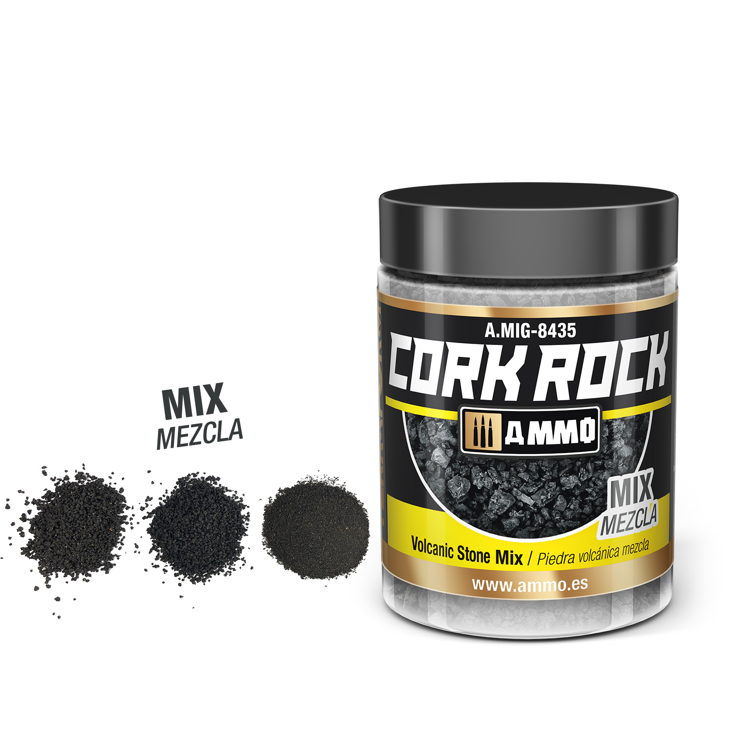 MIG8435 CREATE CORK Volcanic Rock Mix (Jar 100mL)