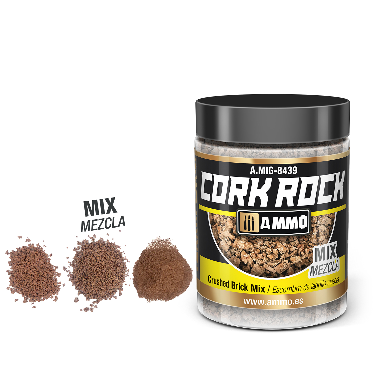 MIG8439 CREATE CORK Crushed Brick Mix (Jar 100mL)