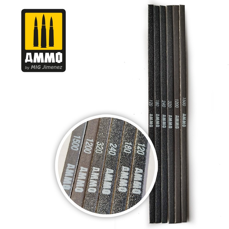 MIG8568 Ammo CONTOUR SANDING STICKS