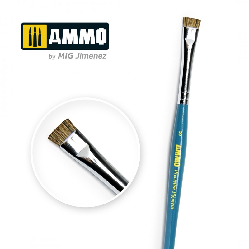 MIG8705 8 AMMO Precision Pigment Brush