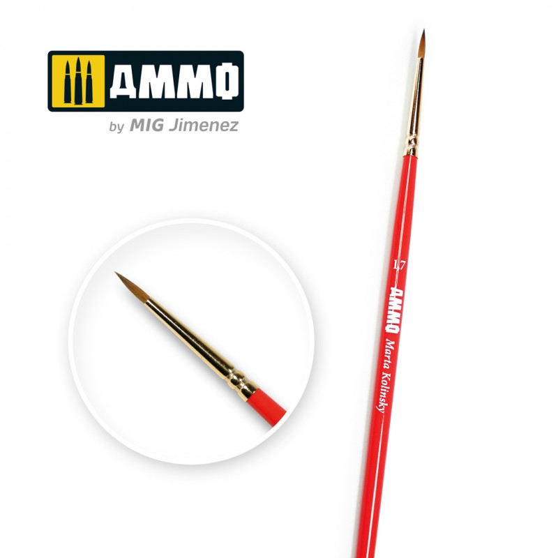 MIG8713 Ammo 1.7 AMMO Marta Kolinsky Brush