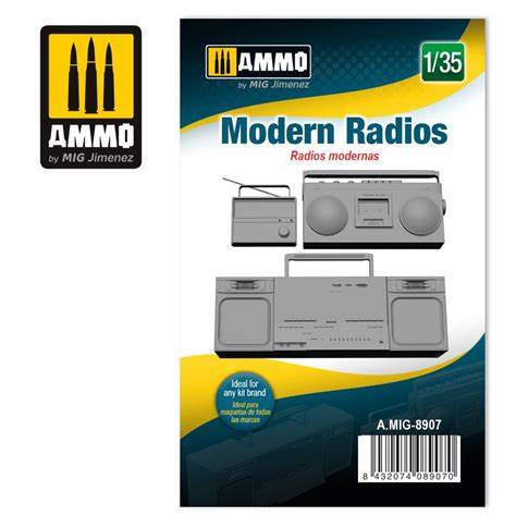 MIG8907 3D PRINTED Modern Radios 1/35