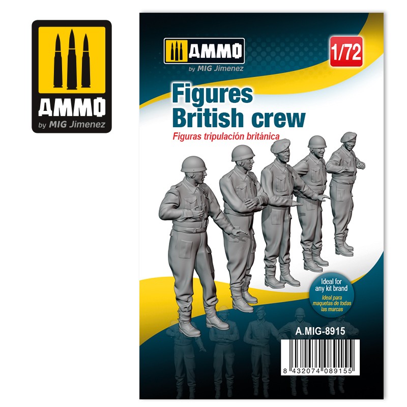 MIG8915 FIGURES BRITISH CREW