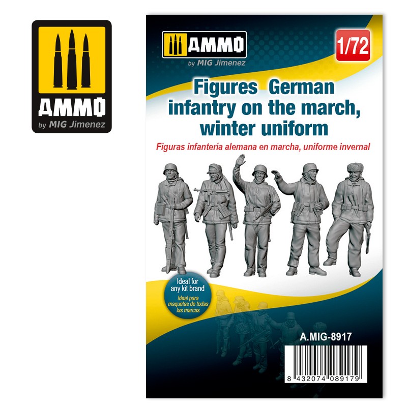 MIG8917 Ammo FIGURES GERMAN INFANTRY ON THE MARCH