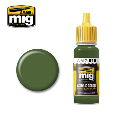 MIG916 Ammo GREEN BASE ACRYLIC PAINT