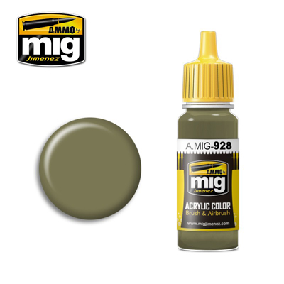 MIG928 Ammo OLIVE DRAB HIGH LIGHTS ACRYLIC PAINT