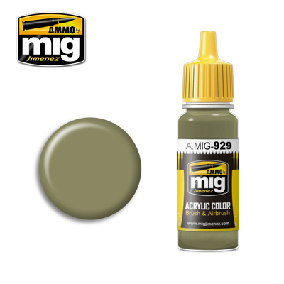 MIG929 Ammo OLIVE DRAB SHINE ACRYLIC PAINT